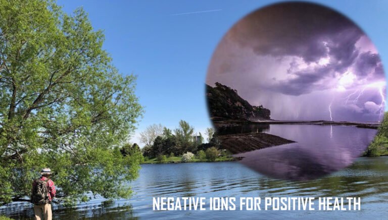 water in motion creates negative ions